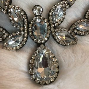 Statement necklace with matching earrings